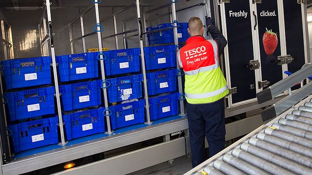 Tesco opened its Christmas delivery bookings this morning at 6am